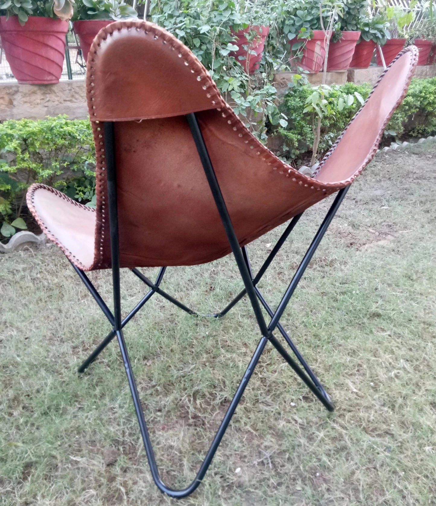 Leather Chair, Leisure Butterfly Chair