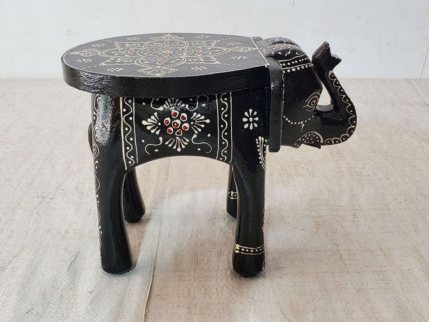 Artistic Elephant Shaped Stool