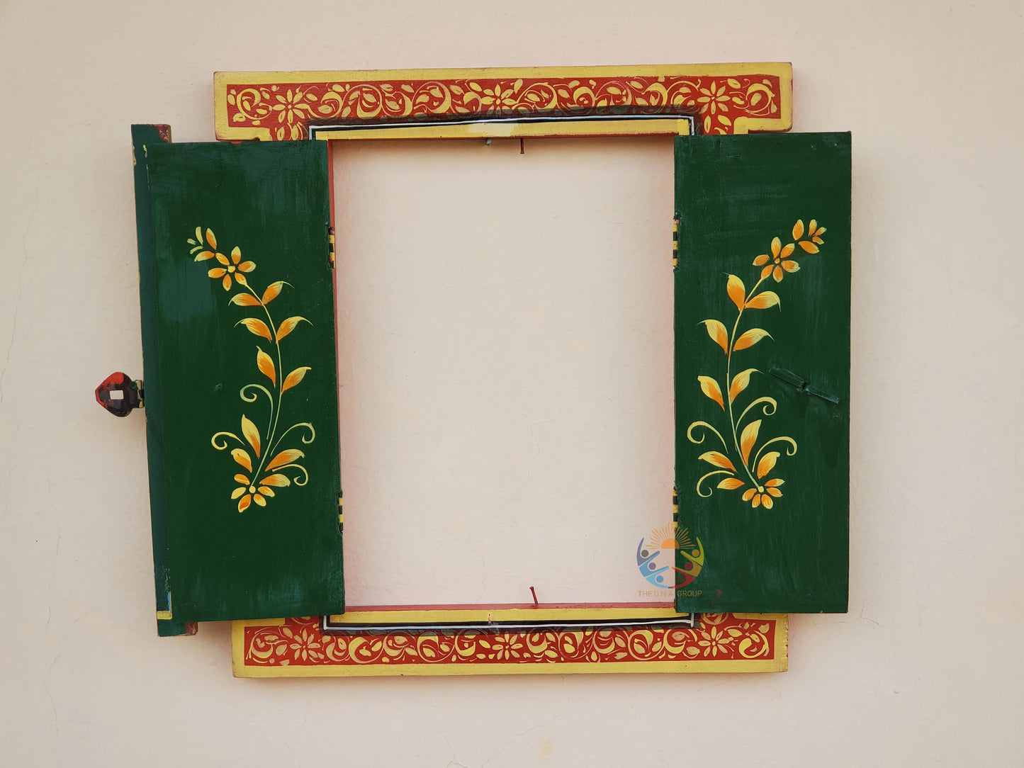 Traditional Handpainted Wooden Window