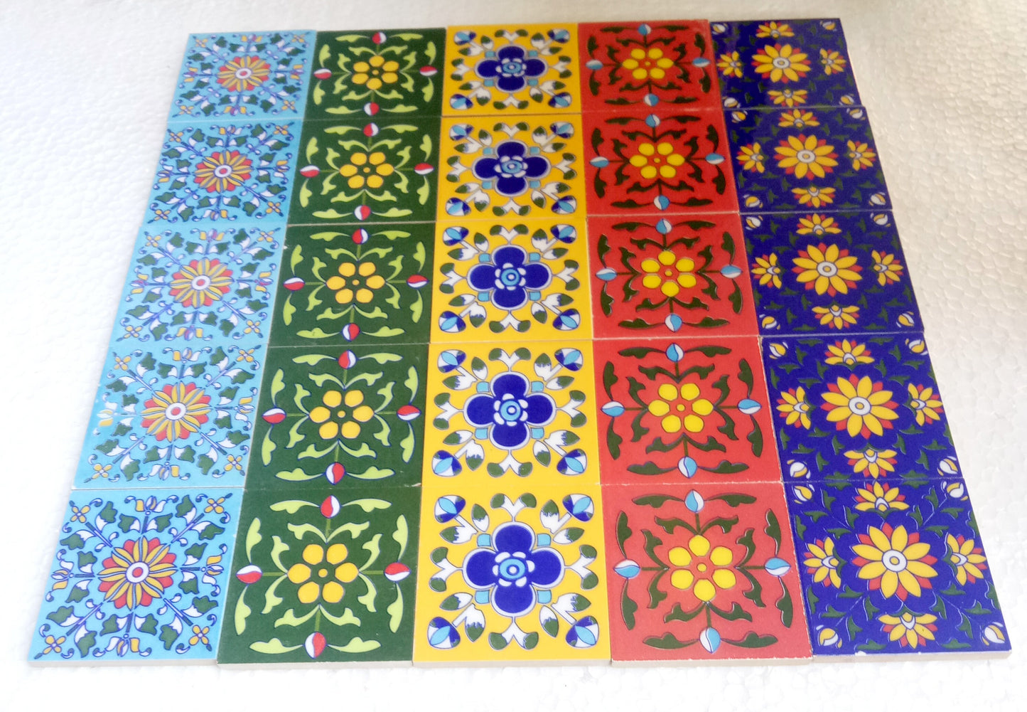 Ceramic Porcelain Tiles Blue Pottery Model 1