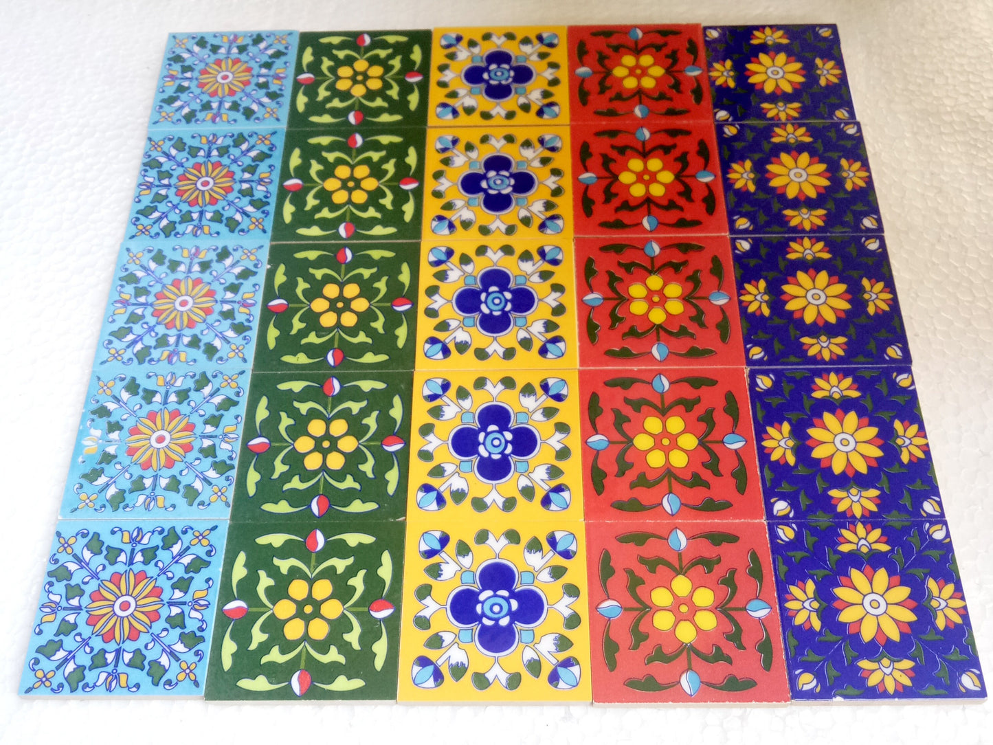 Ceramic Porcelain Tiles Blue Pottery Model 1