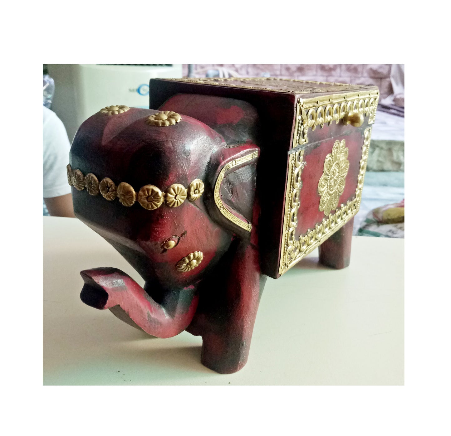 Rustic Elegant Wooden Elephant Home Model 1