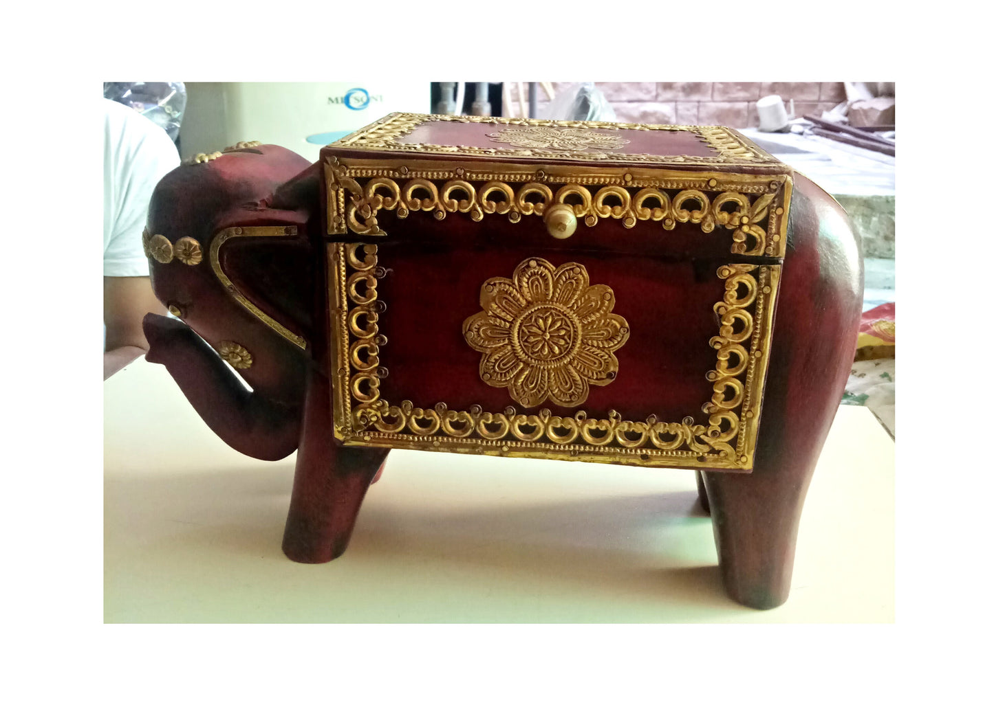 Rustic Elegant Wooden Elephant Home Model 1