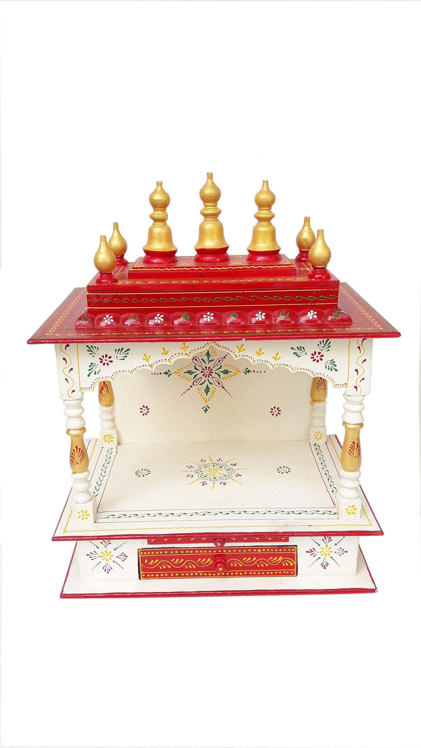 Indian Handcrafted Wooden Temple Pooja Wood