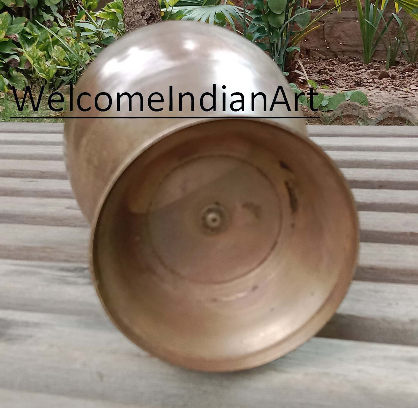 Brass Antique Vase Rustic Flower Brass