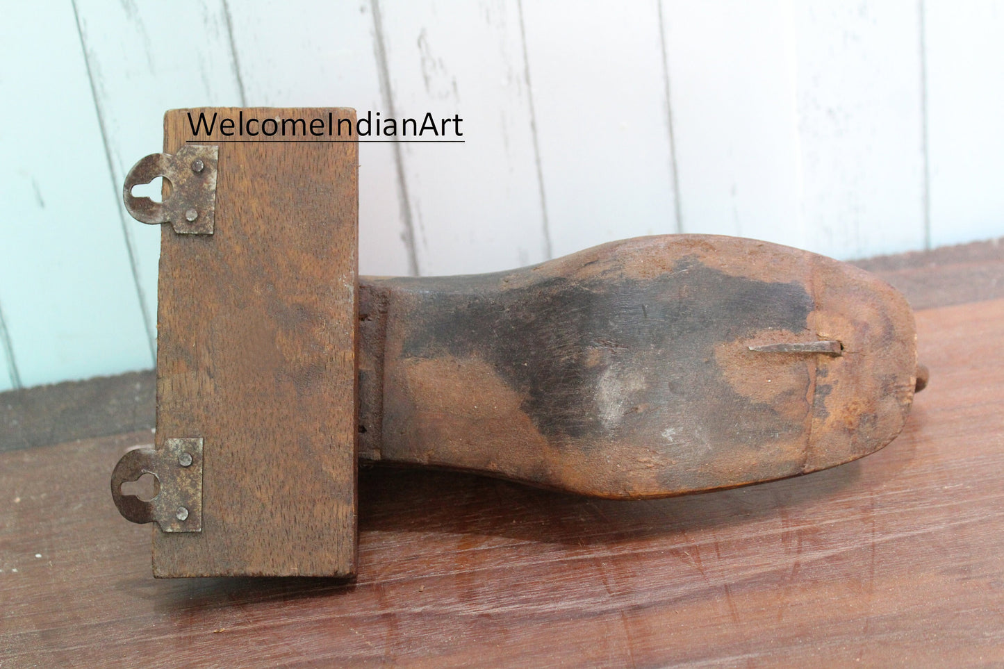 Antique Wooden Hanger, Key Hanger, Wood