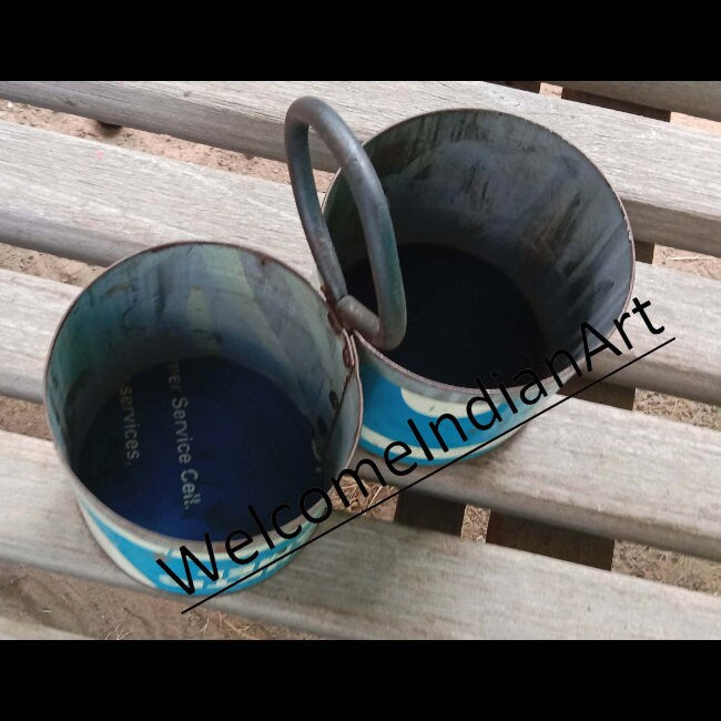 Iron Caddy Hanging Flower Pot Metal