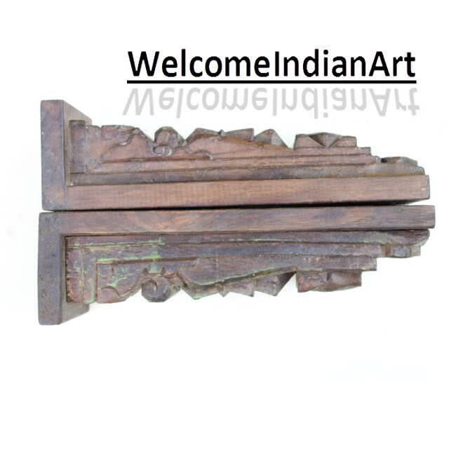 Indian Old Hanger Wooden Book Wood