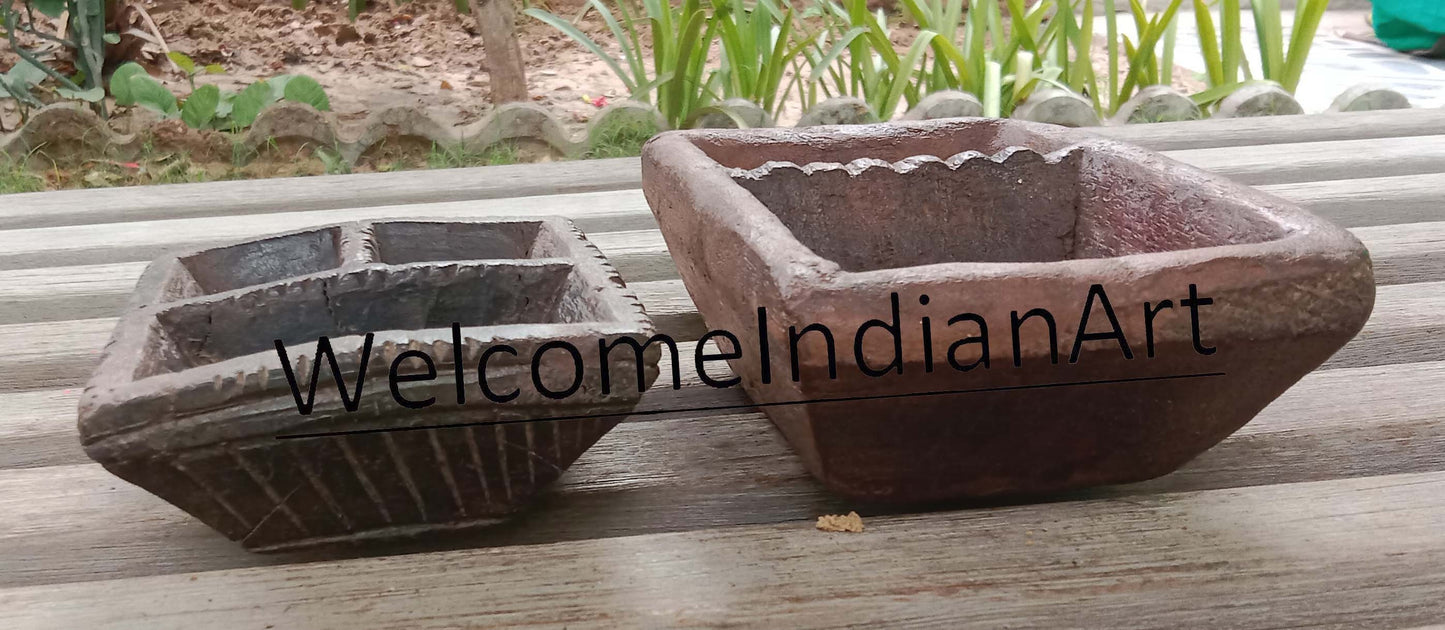 Antique Wooden Serving Tray Wood Dry