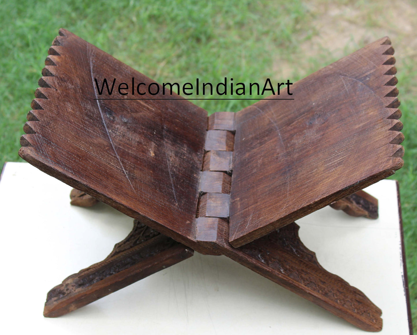 Wooden Antique Cook Book Stand /Handcrafted