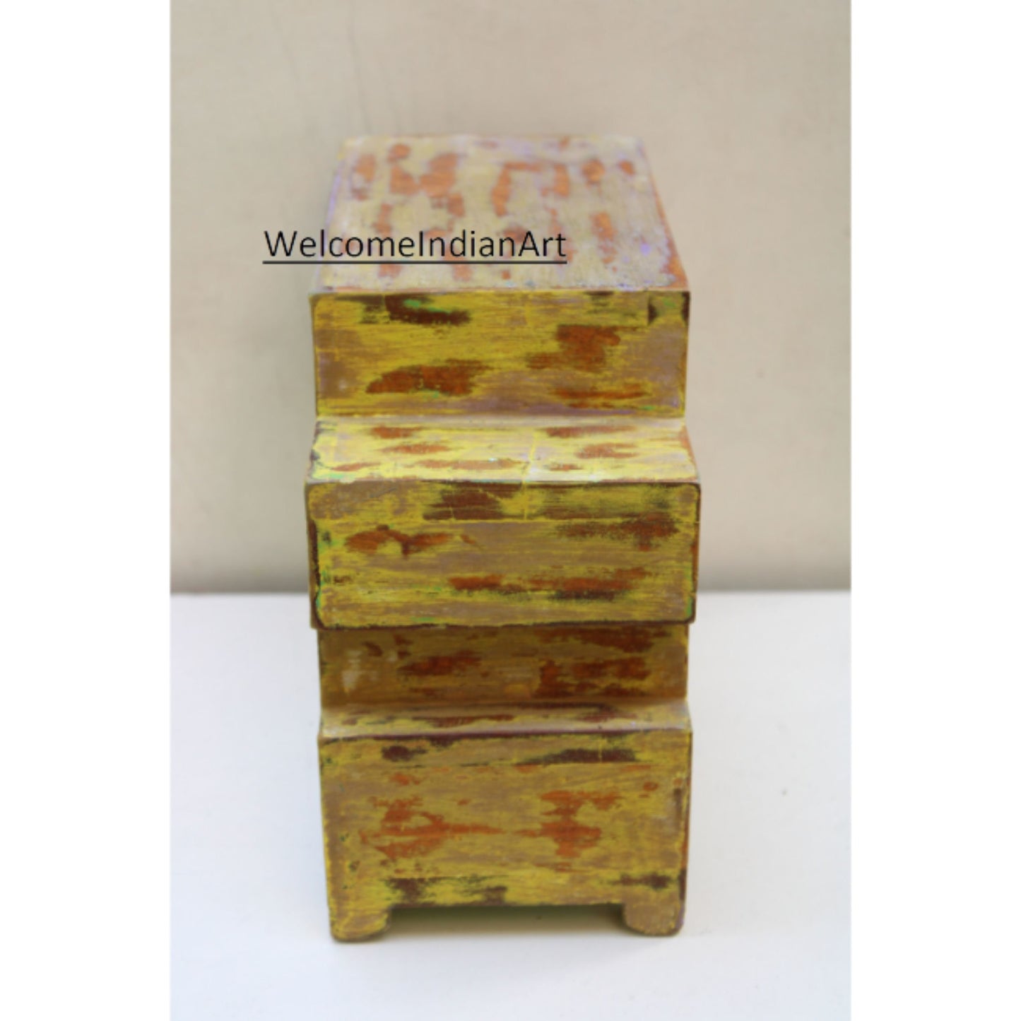 Wooden Hand Carved Drawer Multi-Utility Model 1