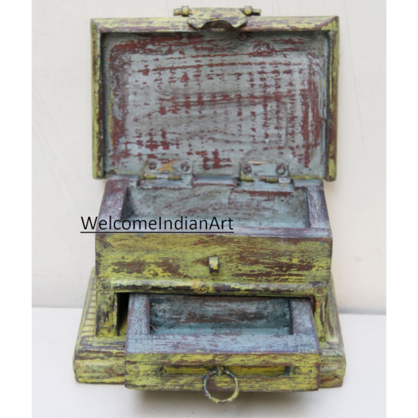 Handpainted Wooden Small Gift Box Model 1