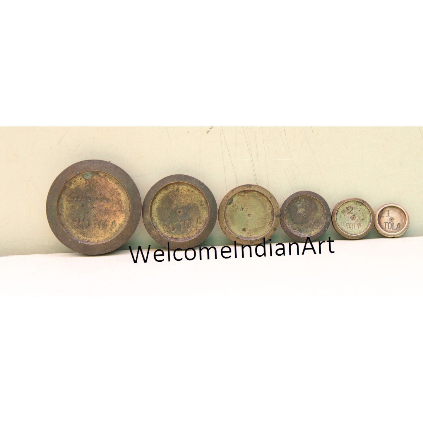Indian Antique Decor Brass Weight Brass