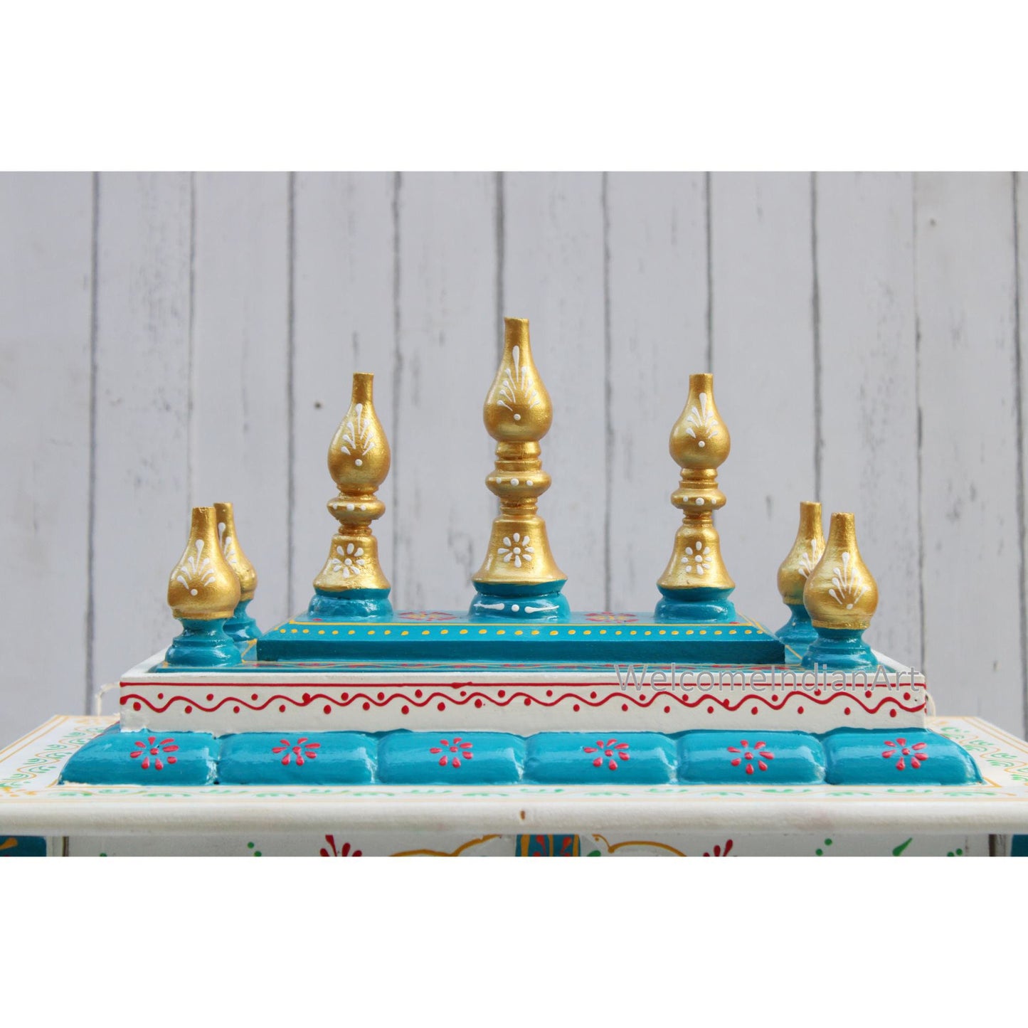 Wooden Temple Worship Hindu Pooja Mdf