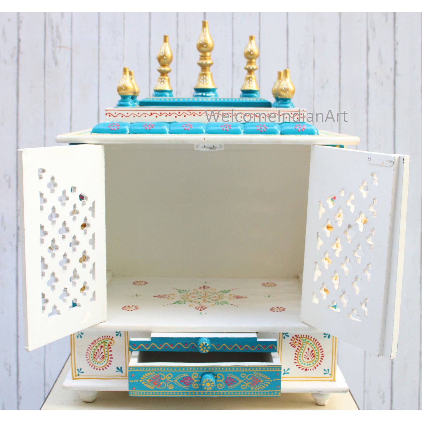 Wooden Temple Worship Hindu Pooja Mdf
