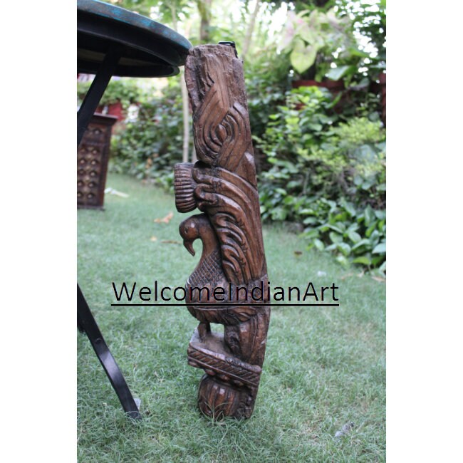 Antique Wooden Carved Head Board Wood