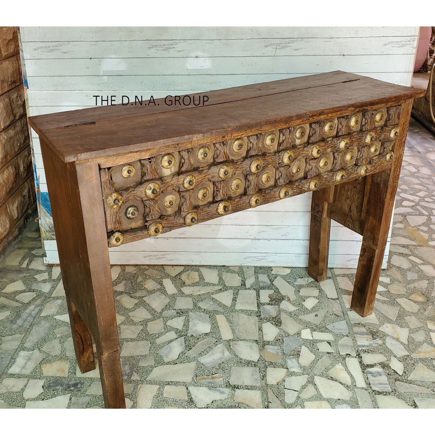 Indian Wooden Console Table Storage,Hand Model 1