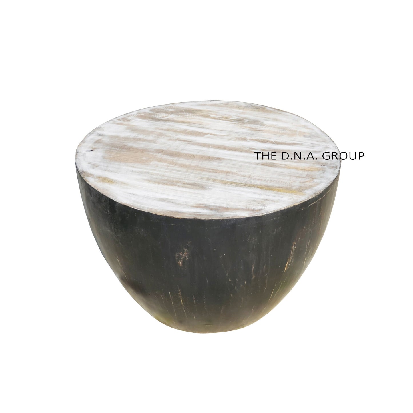 Wood Coffee Table, Drum Shape 10X10X10