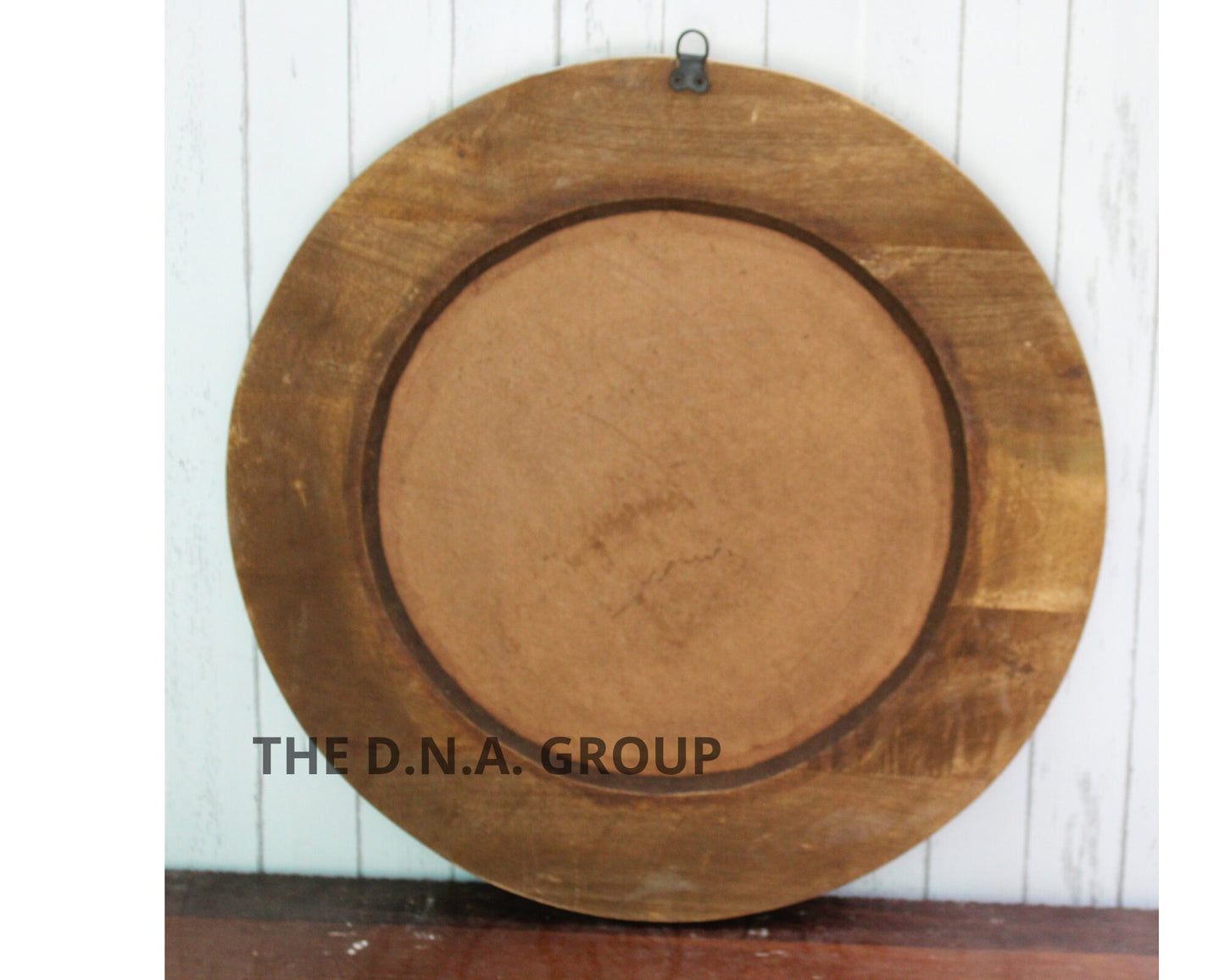 Reclaimed Wooden Round Mirror Made From