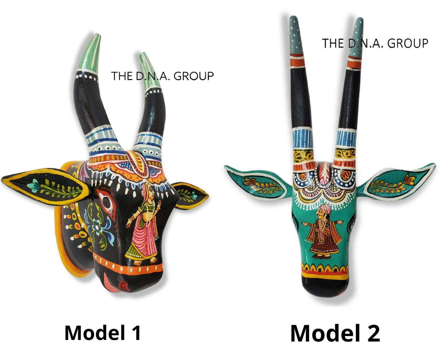Wooden Animal Mask Wooden Wall Model 1