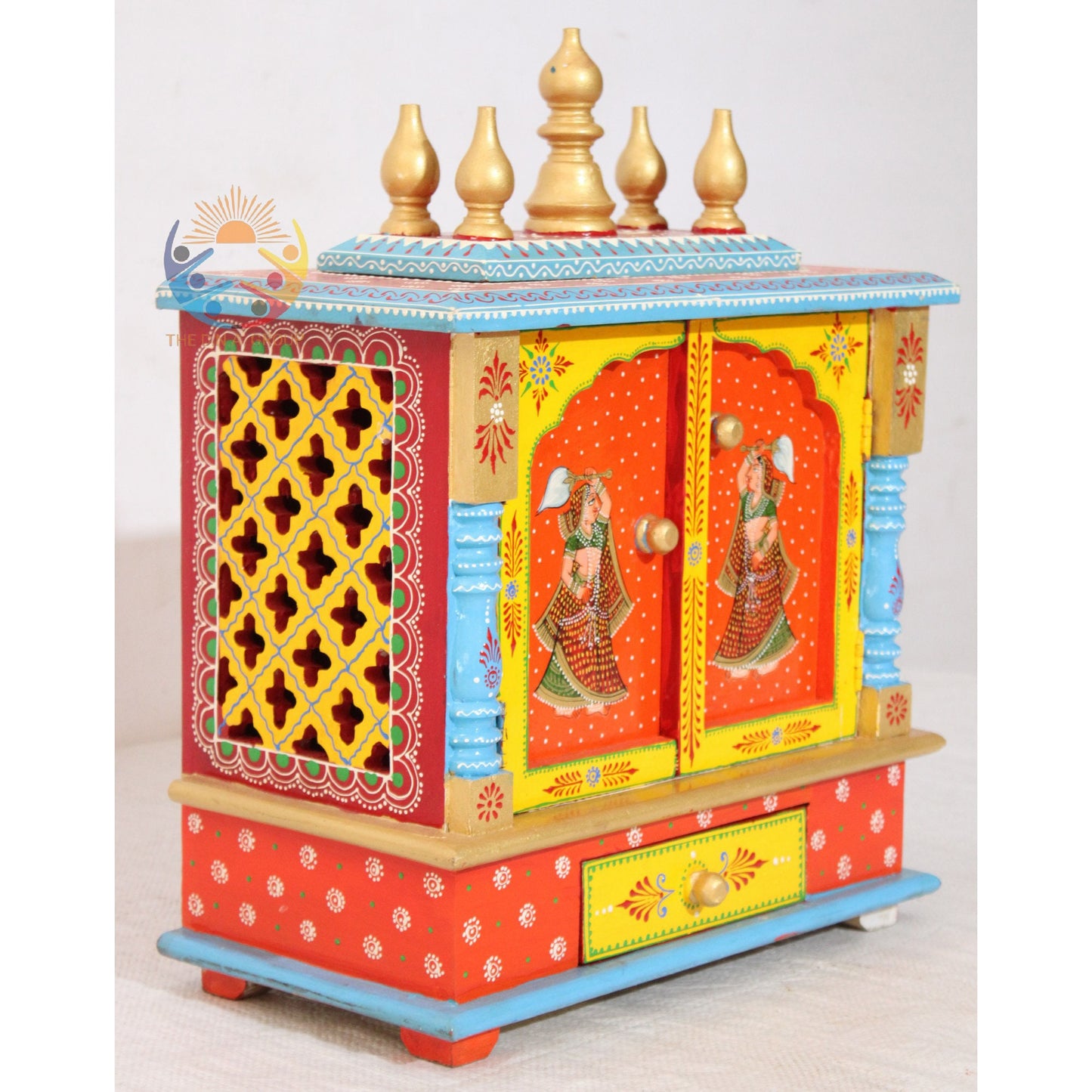 Handmade Wooden Temple, Pure Rosewood Hindu