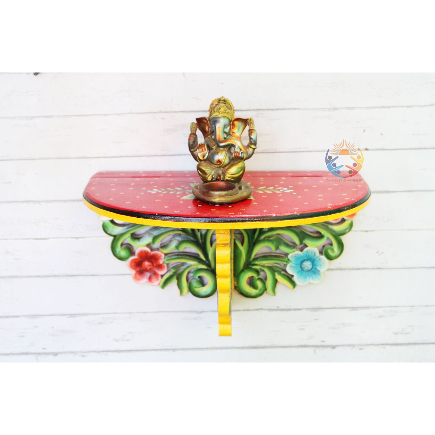Wooden Portable Pooja Temple Hanging Wood