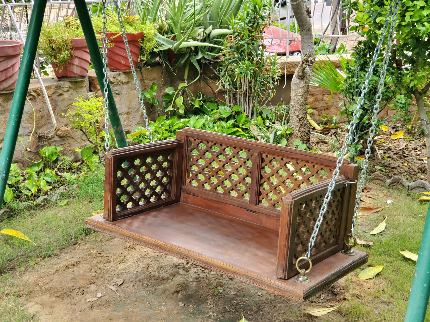 Wooden Swing, Vintage Look Swing 181 X 61 X 16
