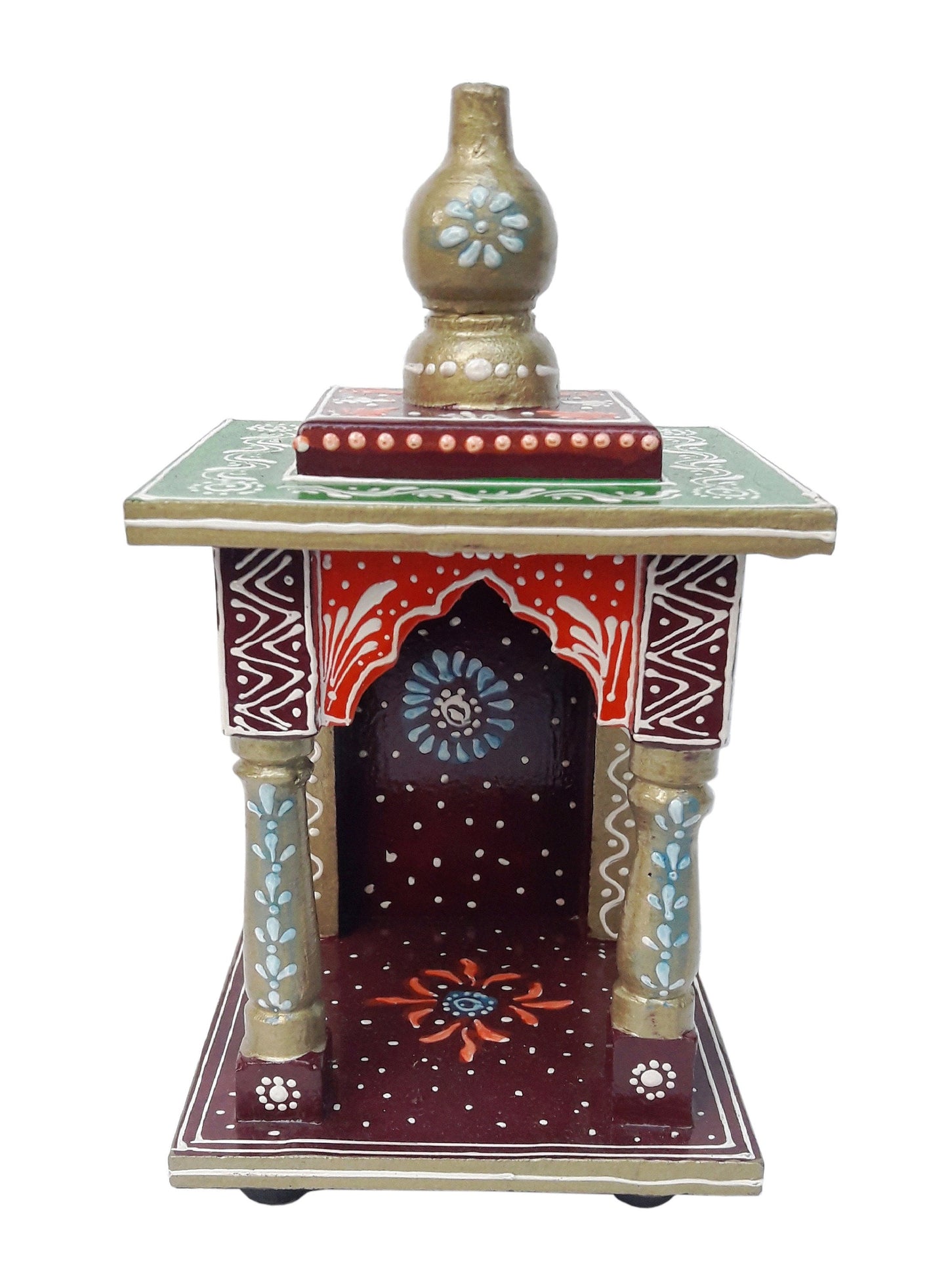 Handcrafted Wooden Temple For Home Model 1