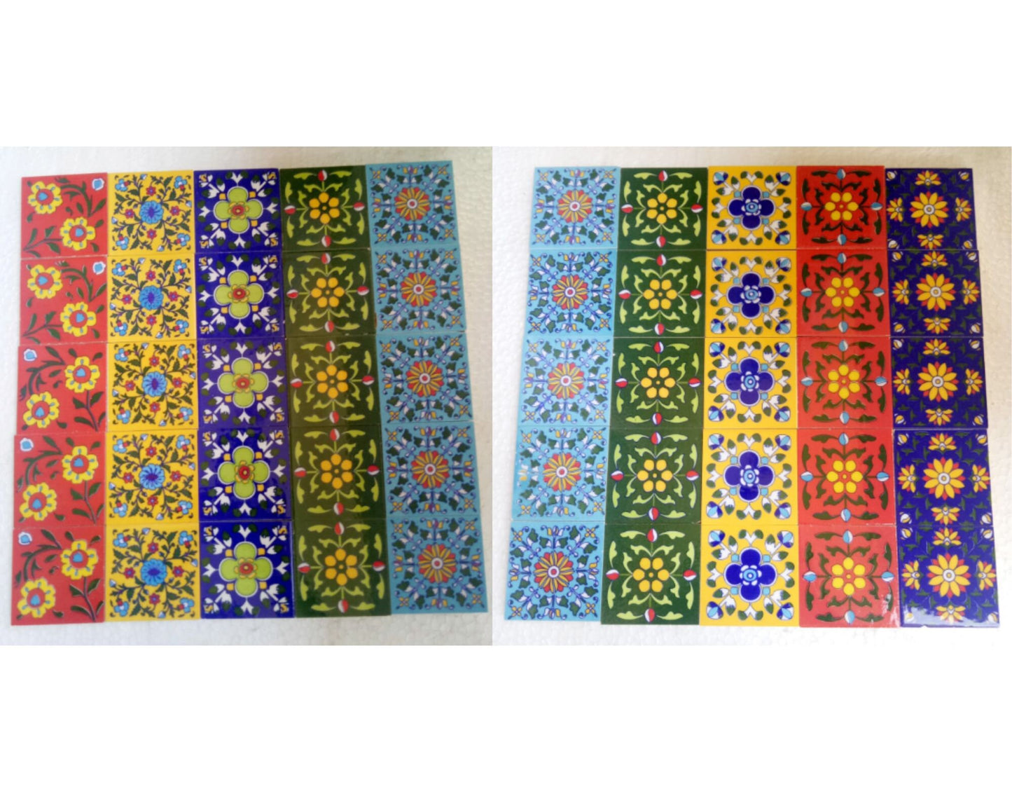 Ceramic Porcelain Tiles Blue Pottery Model 1