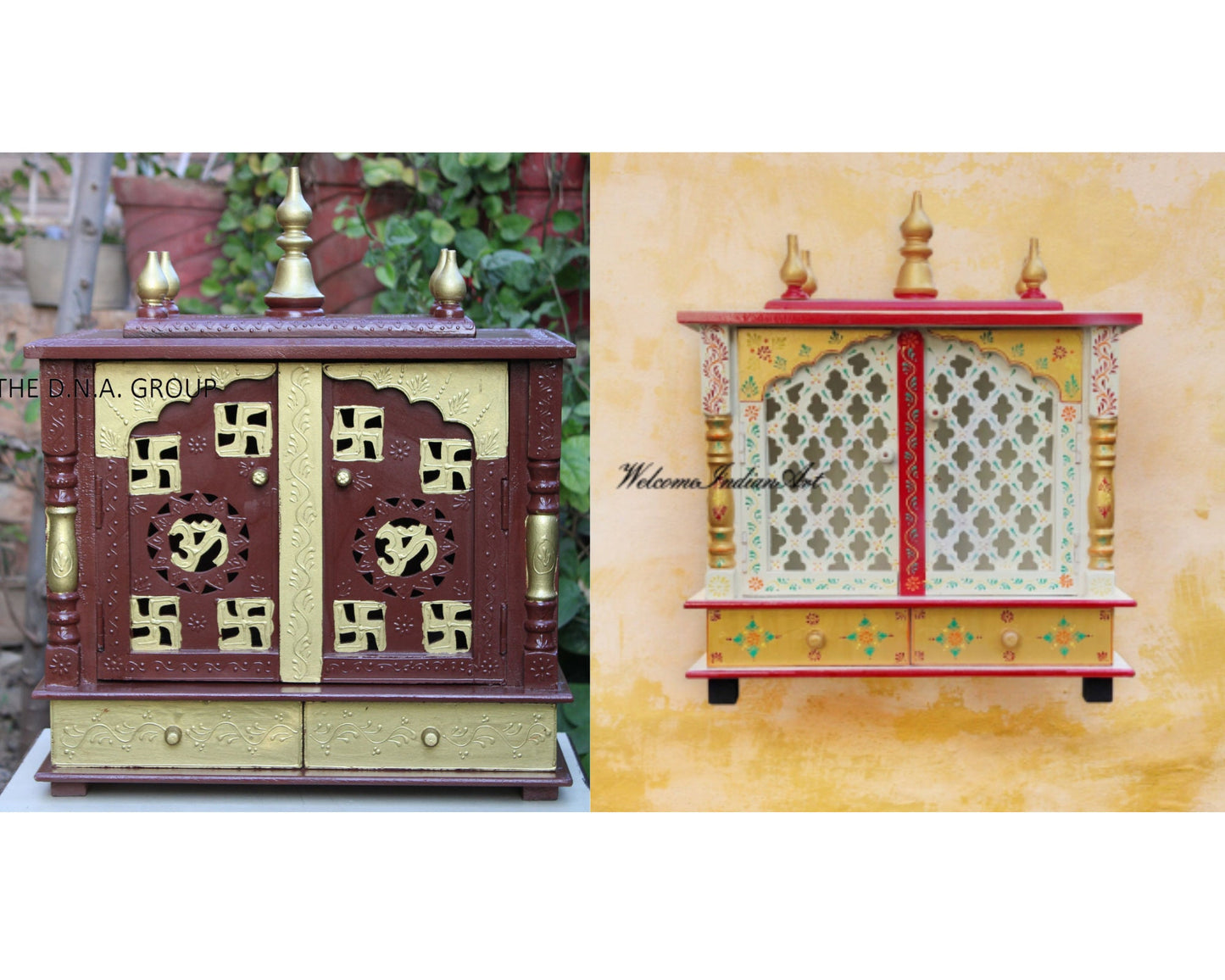Wooden Home Temple Spiritual Wall Mountable