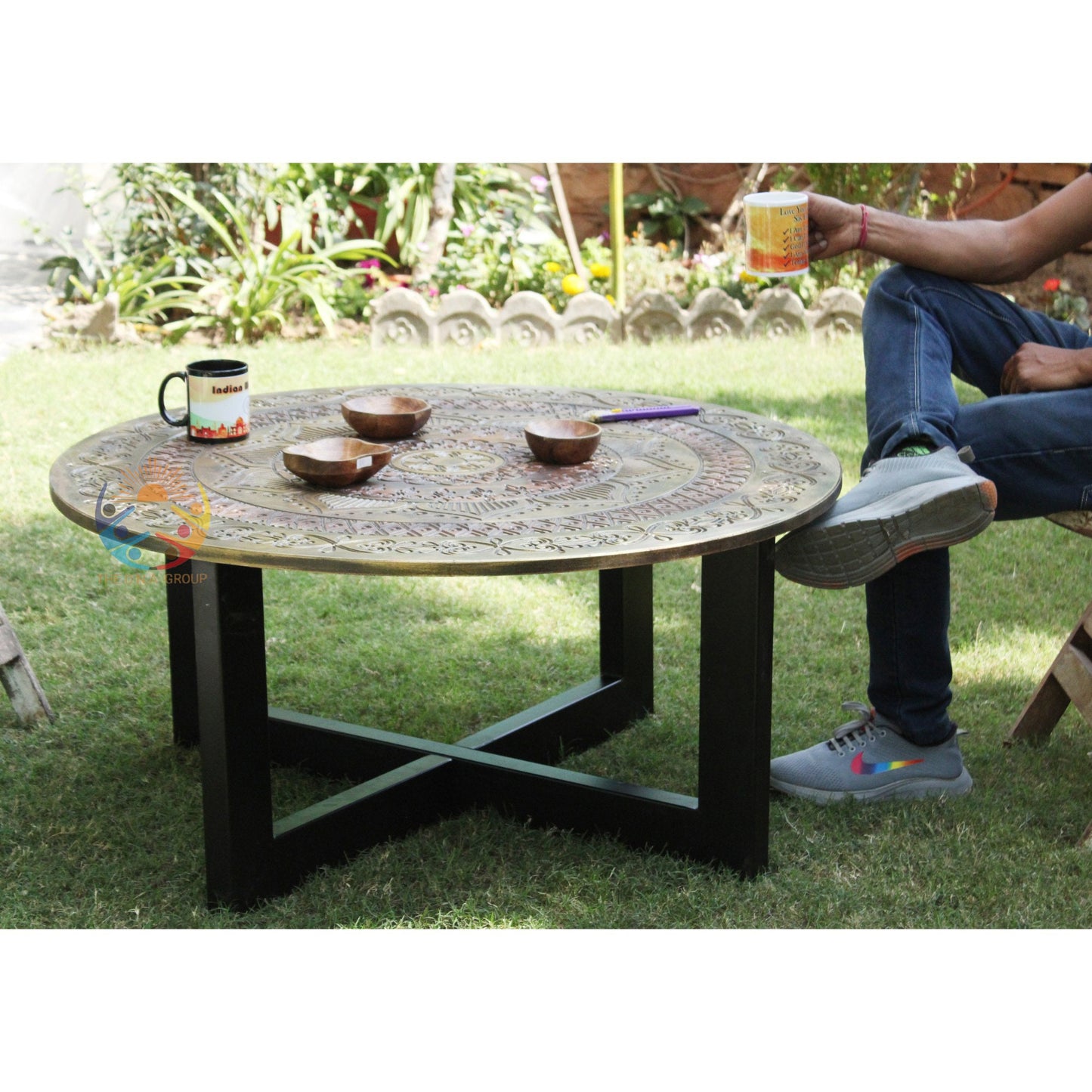 Wooden Folding Coffee Table Dining Model 1