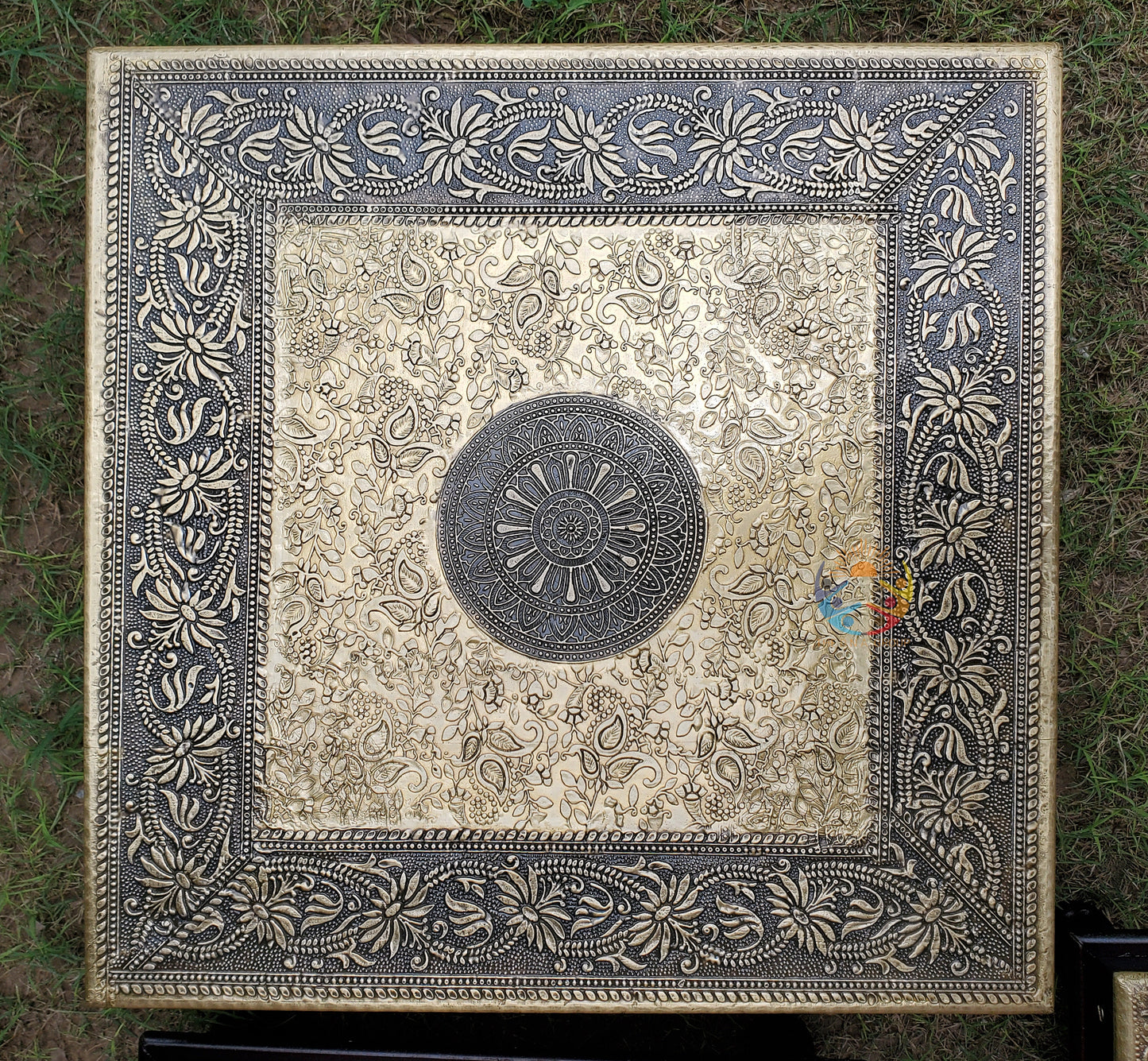 Unique Puja Bajot – Hand-Painted Wooden Chowki