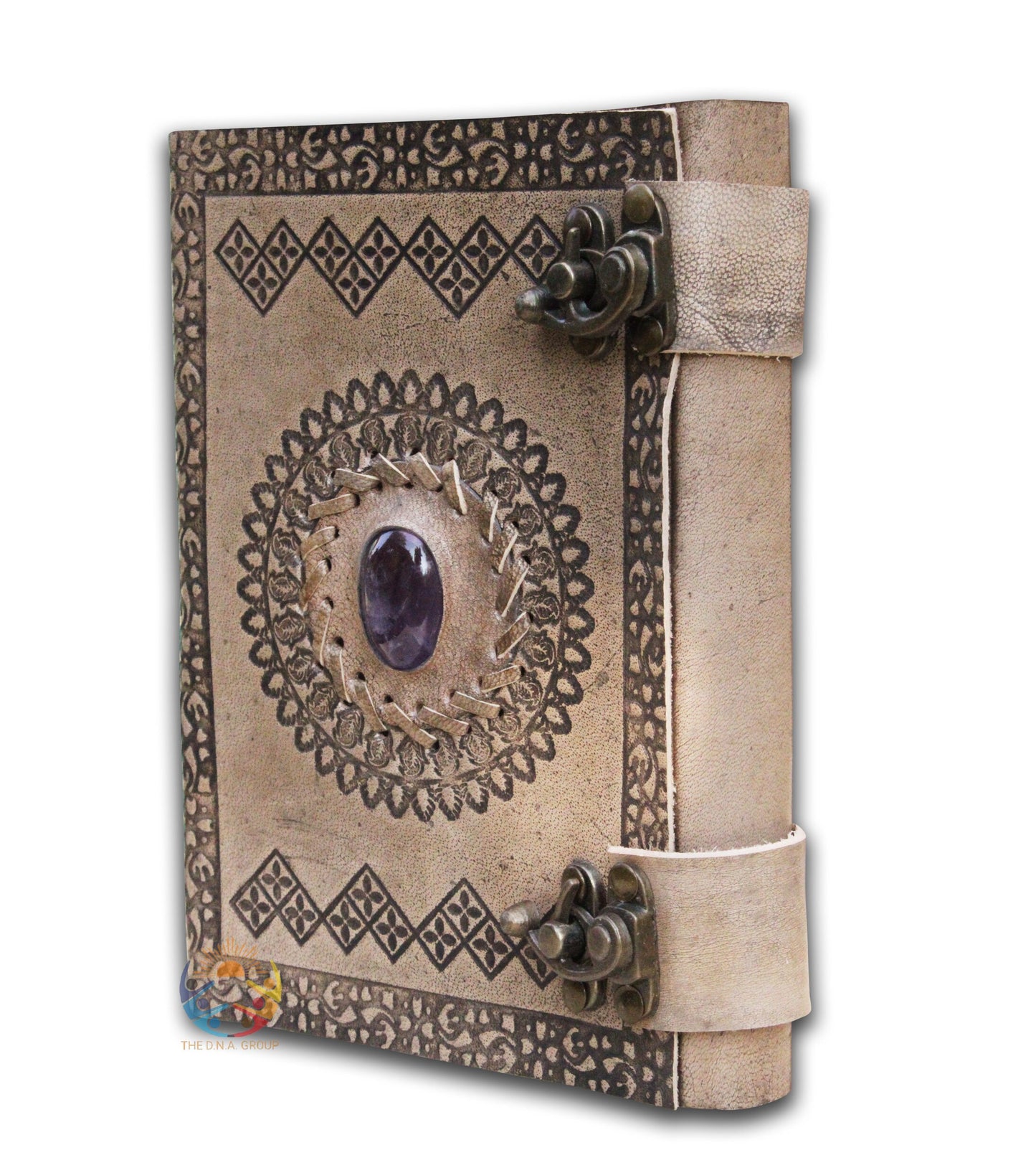 Leather Journal Diary A5 Semi Amethyst