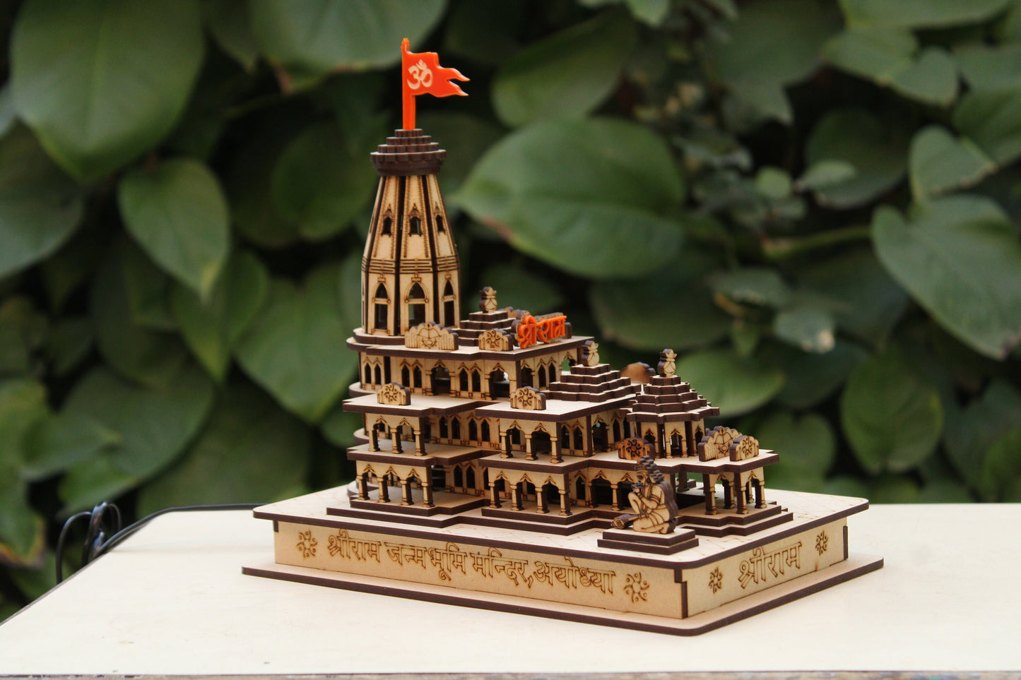 Ram Mandir Ayodhya 3D Model Wood