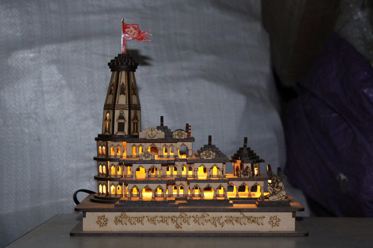 Ram Mandir Ayodhya 3D Model Wood