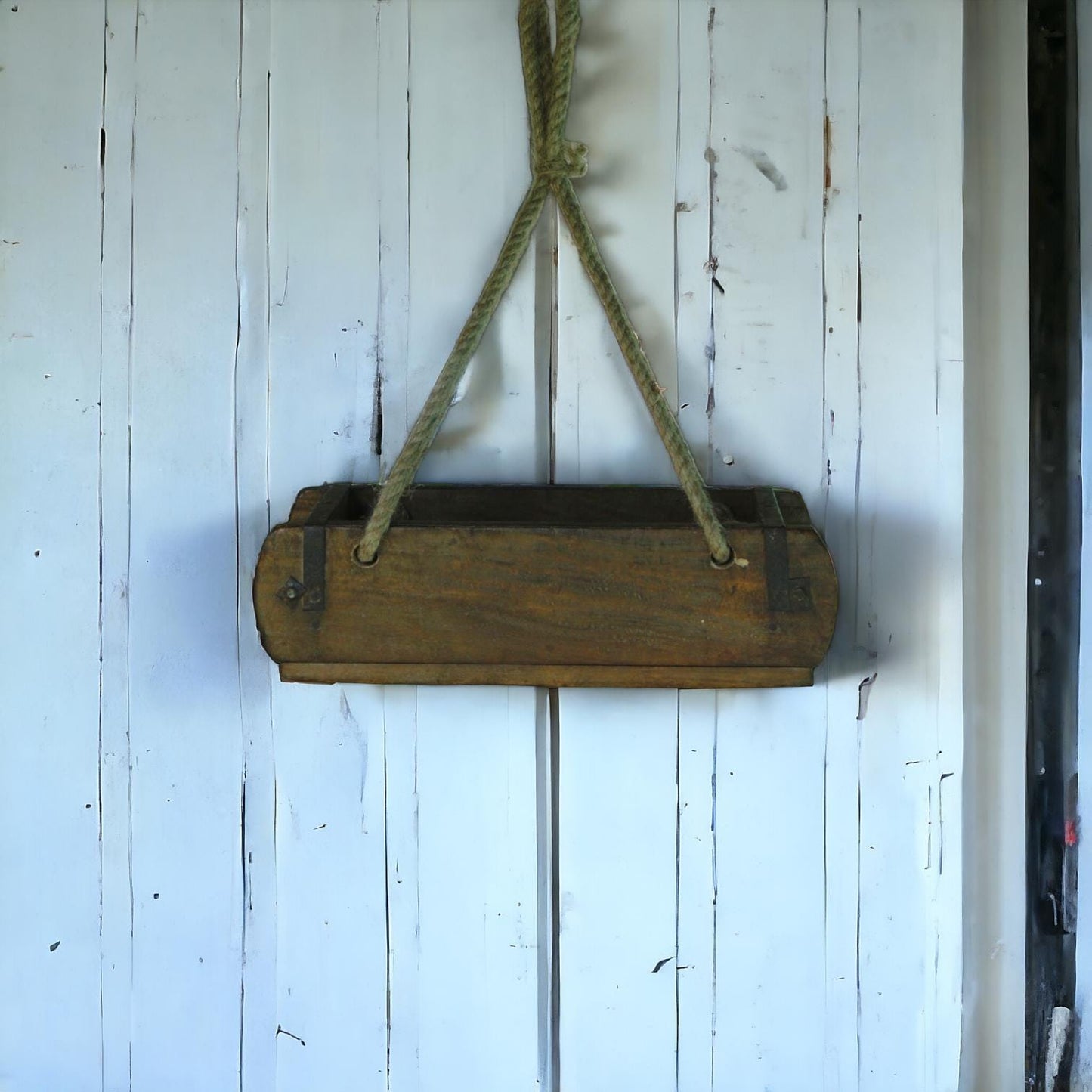 Vintage Hand Carved Wooden Brick Mold