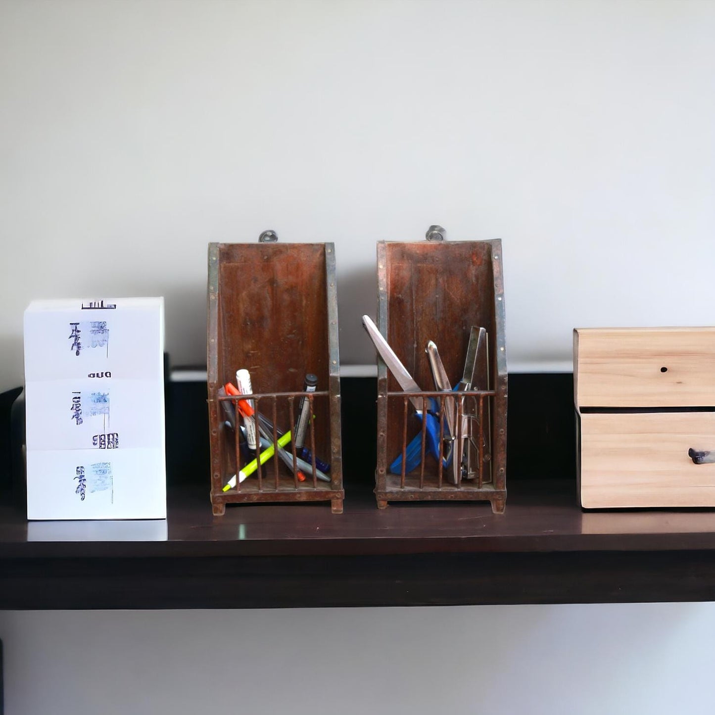 Kitchen Utensil Holder, Wooden Organizer, Wood