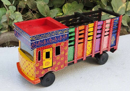 Wooden Toy Truck, Baby Toy, Model 1