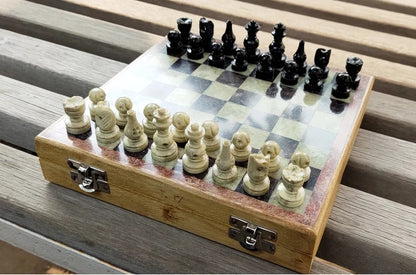Unique Handmade Chess Board - 8"