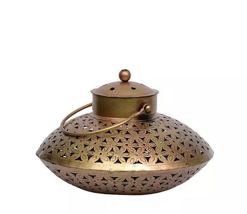 Handcrafted Iron Handi Dhoop Degchi Versatile Home Decor Accent