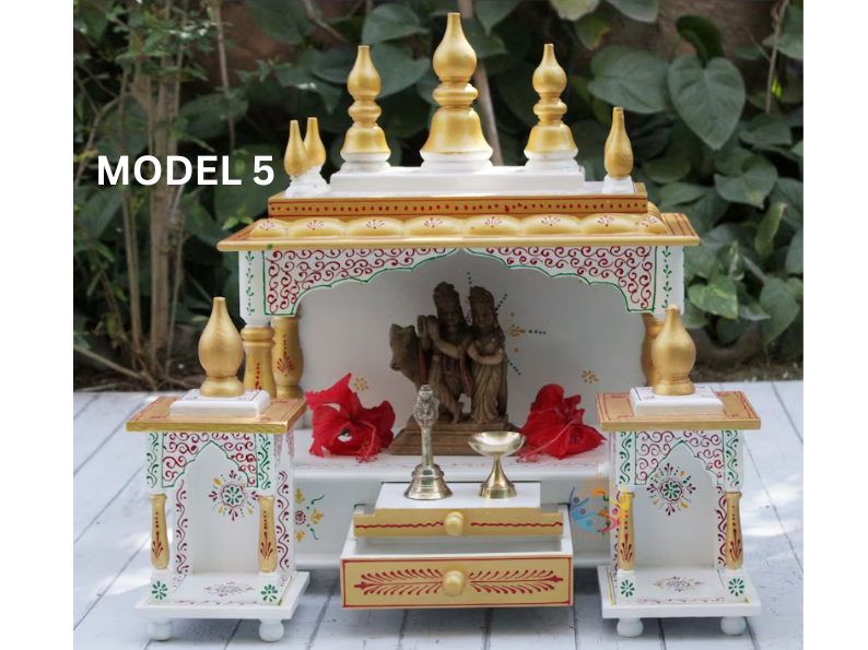 Big Size Hindu Pooja Mandir For Home Buy Big One & Get Two Free, Wall Mount Hanging Temple, Designer Indian Mandir, House of God Prayer