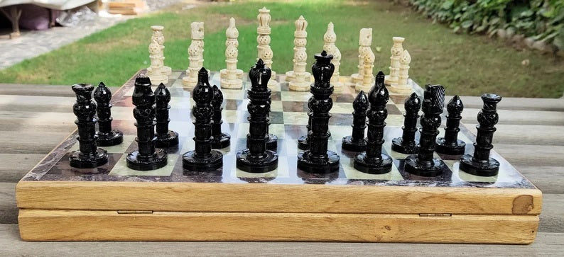 Handcrafted Collectible Chess Board Set