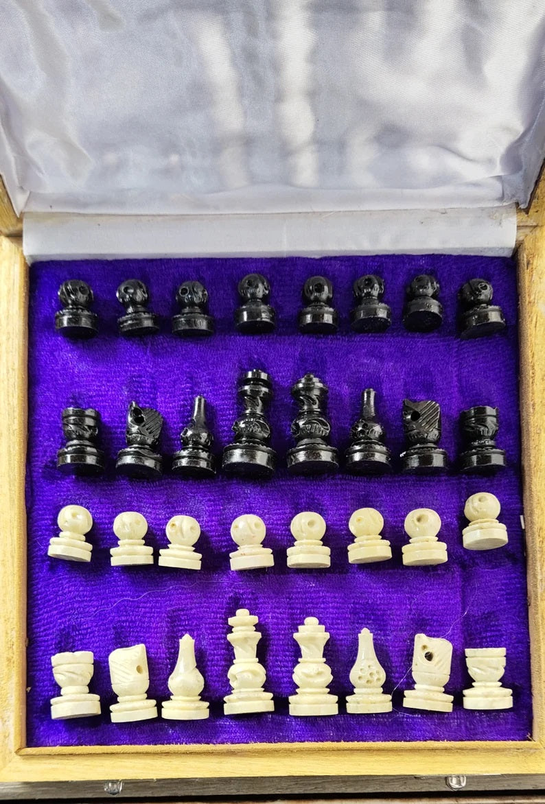 Unique Handmade Chess Board - 8"