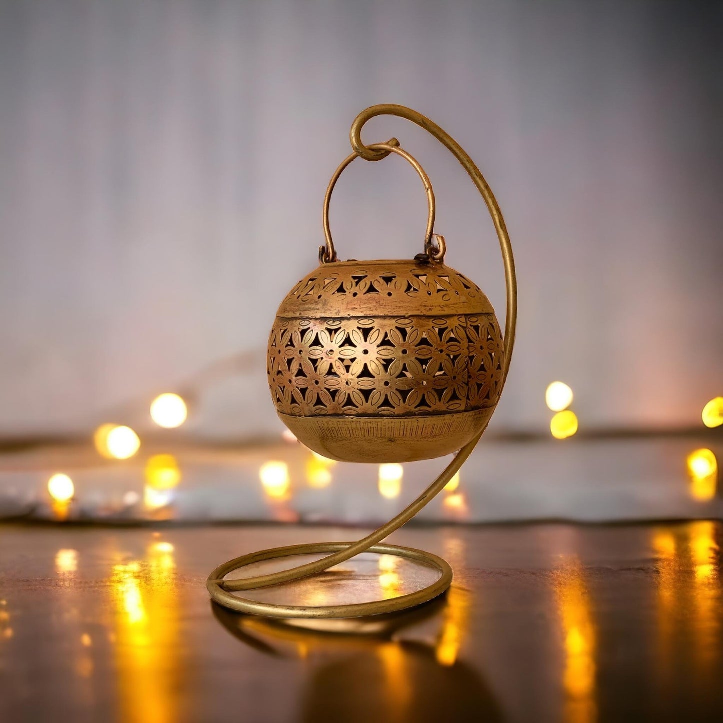 Heart Shaped Metal Candle Stand - Iron Decor