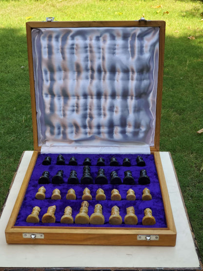 Ethnic Handcrafted Chess Set - 10"