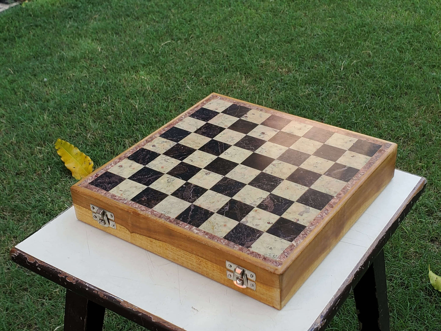 Ethnic Handcrafted Chess Set - 10"