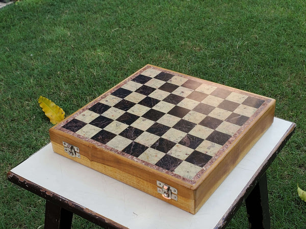 Ethnic Handcrafted Chess Set - 10"
