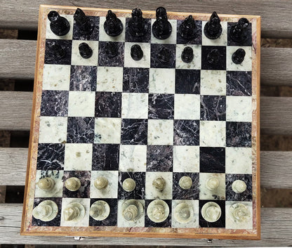 Artistic Wooden Chess Game Board- 12"
