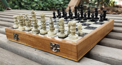 Artistic Wooden Chess Game Board- 12"