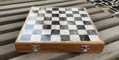 Artistic Wooden Chess Game Board- 12"